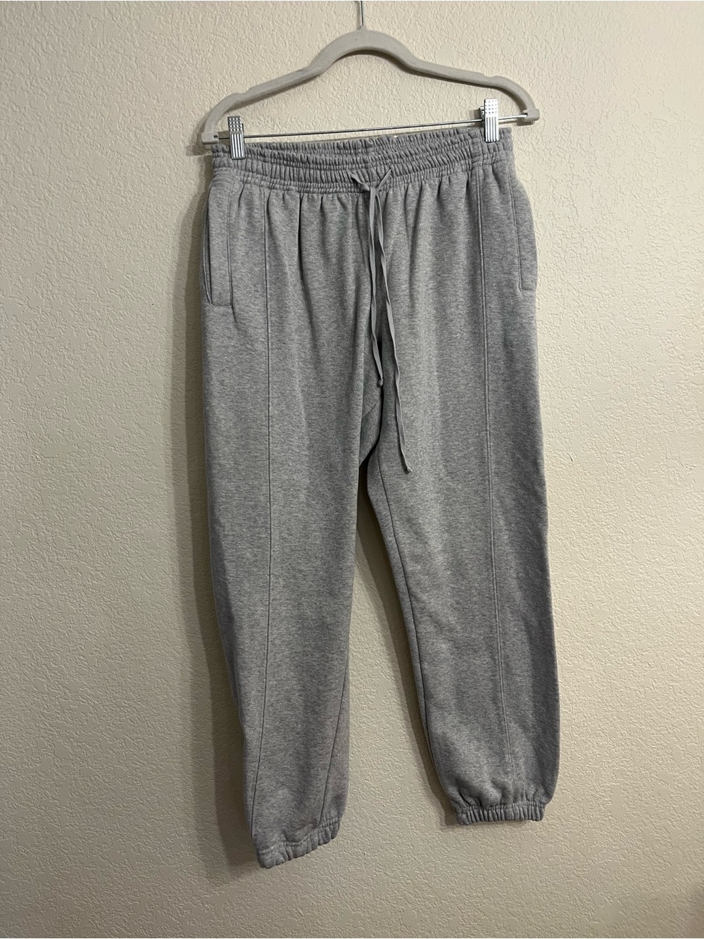 Anthropology Women’s Gray Drawstring Jogger Pants - daily practice